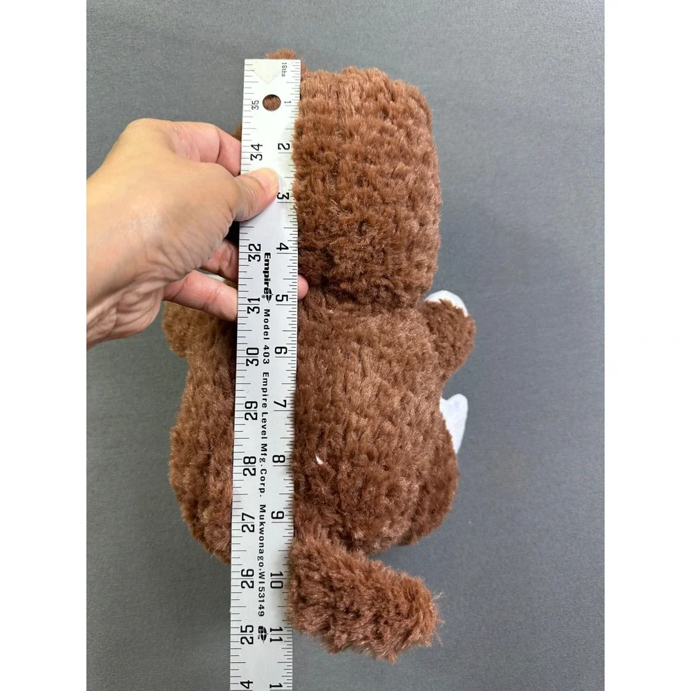 PetSmart Hope Plush Dog Toy Brown White Buffalo Plaid Squeaker 2023Holiday 10.5